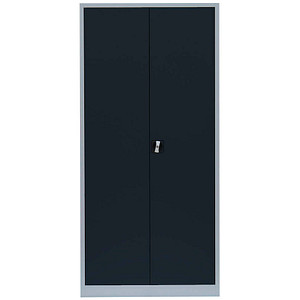 4061815522787 - Stahlschrank 530368 anthrazit lichtgrau 925 x 600 x 1950 cm aufgebaut  4061815522787 LÜLLMANN