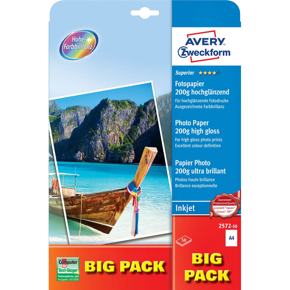 PD Media Fotopapier Hochglänzend A4 150g/m² 50 Blatt Inkjet PD Media Fotopapier Hochglänzend A4 150g/m² 50 Blatt Inkjet