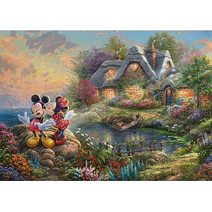 4001504596392 - Thomas Kinkade Painter of Light - Disney Sweethearts Mickey & Minnie Puzzle 4001504596392 - Thomas Kinkade Painter of Light - Disney Sweethearts Mickey & Minnie Puzzle