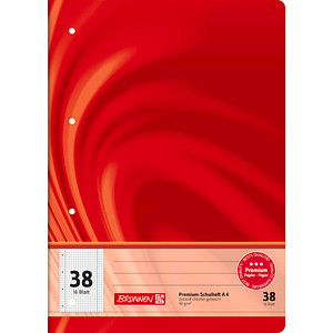 4003273575110 - Schulheft 10-4473802 Premium Vivendi Lineatur 38 kariert mit Rand innen außen A4 90g rot 16 Blatt 32 Seiten 40032735751 4003273575110 - Schulheft 10-4473802 Premium Vivendi Lineatur 38 kariert mit Rand innen außen A4 90g rot 16 Blatt 32 Seiten 40032735751