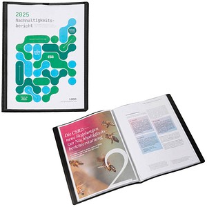 4009212065223 - Office Sichtbuch DIN A4 20 Hüllen schwarz 4009212065223 Pagna