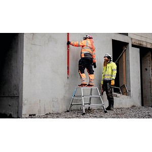 4003866414109 - Klapptritt XLstep P breit silber 2x 3 Stufen H 740 cm