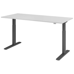 4032062185667 - Sitz-Steh-Schreibtisch VXMKA19 5 G elektrisch höhenverstellbar 70-120cm (H) 180x80cm (BxT) rechteckig grau graphit 4032062 4032062185667 - Sitz-Steh-Schreibtisch VXMKA19 5 G elektrisch höhenverstellbar 70-120cm (H) 180x80cm (BxT) rechteckig grau graphit 4032062