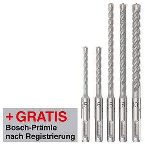 6949509224040 - AKTION BOSCH PRO SDS plus-5X Hammerbohrer-Set 5-teilig mit Prämie nach Registrierung 6949509224040 - AKTION BOSCH PRO SDS plus-5X Hammerbohrer-Set 5-teilig mit Prämie nach Registrierung