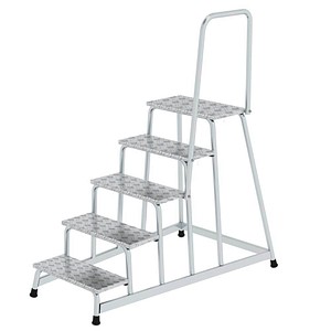 4031405500457 - MUNK Günzburger Steigtechnik Guenzburger Steigtechnik 50045 Aluminium Treppe Arbeitshöhe (max) 3 m Silber 162 kg 4031405500457 - MUNK Günzburger Steigtechnik Guenzburger Steigtechnik 50045 Aluminium Treppe Arbeitshöhe (max) 3 m Silber 162 kg