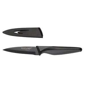 4260238061303 - Gemüsemesser BlackSteel Kochmesser schwarz Küchenmesser Kochmesser Schälmesser Edelstahl hohe Schneidfestigkeit Klingenlänge 9 cm 4260238061303 - Gemüsemesser BlackSteel Kochmesser schwarz Küchenmesser Kochmesser Schälmesser Edelstahl hohe Schneidfestigkeit Klingenlänge 9 cm