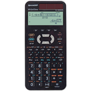 SHARP EL-W550XG Wissenschaftlicher Taschenrechner schwarz/weiß