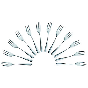 4250184401131 - 12 solex Kuchengabeln Baguette silber 4250184401131 solex 12 Stück 4250184401131 - 12 solex Kuchengabeln Baguette silber 4250184401131 solex 12 Stück