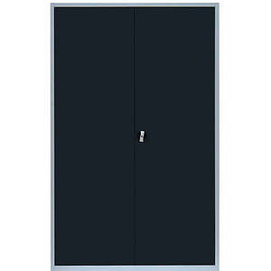 4061815522893 - Stahlschrank 530378 anthrazit lichtgrau 1200 x 422 x 1950 cm aufgebaut  4061815522893 LÜLLMANN