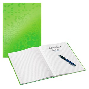 4002432123353 - Notizbuch WOW 4625-10-54 grün A4 liniert 90g 80 Blatt 160 Seiten 4002432123353 Leitz 4002432123353 - Notizbuch WOW 4625-10-54 grün A4 liniert 90g 80 Blatt 160 Seiten 4002432123353 Leitz