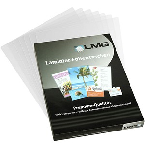 100 LMG Laminierfolien glänzend für A6 100 LMG Laminierfolien glänzend für A6