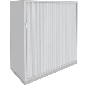 4260672330126 - fm fastline Rollladenschrank weiß silber 2 Fachböden 1200 x 442 x 1133 cm