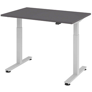 4032062322727 - Schreibtisch VXMST12 G S elektrisch höhenverstellbar 71-120cm (H) 120x80cm (BxT) rechteckig graphit silber 4032062322727 4032062322727 - Schreibtisch VXMST12 G S elektrisch höhenverstellbar 71-120cm (H) 120x80cm (BxT) rechteckig graphit silber 4032062322727