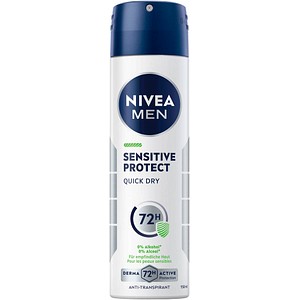 4005900843883 - NIVEA Deo Anti-Transpirant Spray 150 ml Deospray für starken Schutz vor Körpergeruch und Achselnässe Sensitive Protect for Men 4005900843883 - NIVEA Deo Anti-Transpirant Spray 150 ml Deospray für starken Schutz vor Körpergeruch und Achselnässe Sensitive Protect for Men
