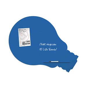 8427951022127 - Symbol-Tafel Skinshape Glühbirne lackiert 75x115cm RAL 5017 ver