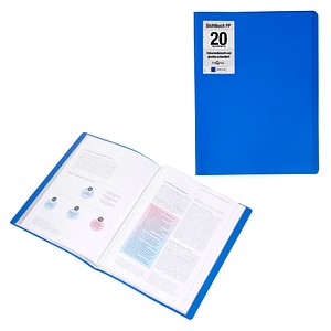 4009212065186 - Office Sichtbuch DIN A4 20 Hüllen blau 4009212065186 Pagna