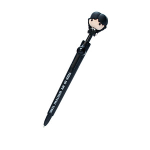 5056563717577 - Kugelschreiber Wednesday - Fidget Pen inkl Sammelfigur schwarz Schreibfarbe schwarz 5056563717577 BlueSky