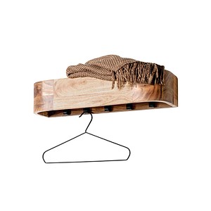 4001070549686 - Wandgarderobe 54968 akazie Holz 5 Haken 600 x 130 cm 4001070549686 HAKU Möbel 4001070549686 - Wandgarderobe 54968 akazie Holz 5 Haken 600 x 130 cm 4001070549686 HAKU Möbel