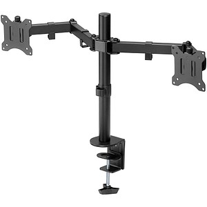 4040849585296 - Monitor-Halterung Flex 58529 schwarz für 2 Monitore Tischklemme 4040849585296 Goobay