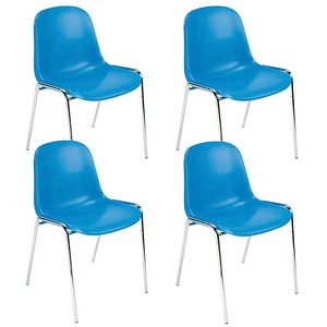 4 NOWY STYL Beta Besucherstühle blau günstig online kaufen 4 NOWY STYL Beta Besucherstühle blau günstig online kaufen