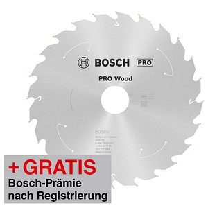3165140958493 - AKTION BOSCH PRO Wood Kreissägeblatt 1900 mm 24 Zähne mit Prämie nach Registrierung 3165140958493 - AKTION BOSCH PRO Wood Kreissägeblatt 1900 mm 24 Zähne mit Prämie nach Registrierung