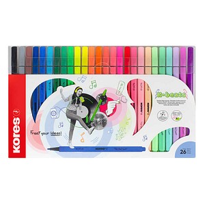 Kores® K Beats Filzstifte farbsortiert, 26 St.