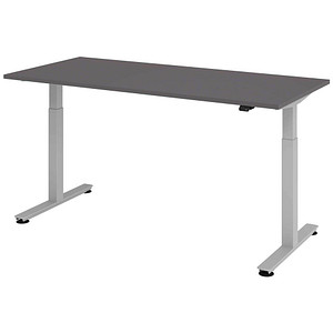 4032062322741 - Schreibtisch VXMST19 G S elektrisch höhenverstellbar 73-119cm (H) 180x80cm (BxT) rechteckig graphit silber 4032062322741 4032062322741 - Schreibtisch VXMST19 G S elektrisch höhenverstellbar 73-119cm (H) 180x80cm (BxT) rechteckig graphit silber 4032062322741