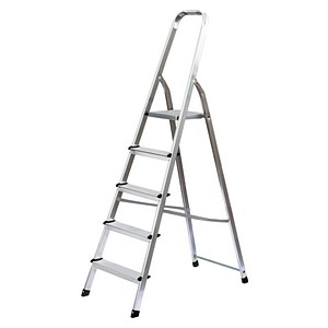 4031405111264 - MUNK Günzburger Steigtechnik 11126 Aluminium Stufen-Stehleiter Arbeitshöhe (max) 32 m Silber 46 kg 4031405111264 - MUNK Günzburger Steigtechnik 11126 Aluminium Stufen-Stehleiter Arbeitshöhe (max) 32 m Silber 46 kg