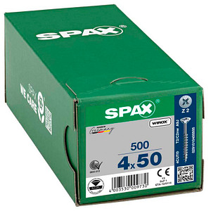 SPAX® Universalschrauben Z2 Senkkopf WIROX 50mm  x 4 mm, 500 St.