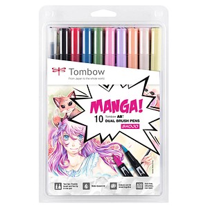 4003198101036 - ABT Manga Shojo Dual Brush-Pens farbsortiert 4003198101036 Tombow 4003198101036 - ABT Manga Shojo Dual Brush-Pens farbsortiert 4003198101036 Tombow
