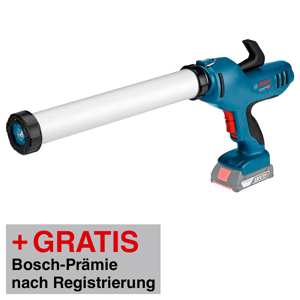 AKTION BOSCH Professional GCG 18V600 AkkuKartuschenpistole 310,0/400