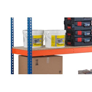 4004514224569 - Schwerlast-Weitspannregal Z1 18270-N blau orange 2146 x 469 x 1981 cm