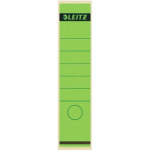 10 LEITZ Ordneretiketten 1640 grün für 8,0 cm Rückenbreite 10 LEITZ Ordneretiketten 1640 grün für 8,0 cm Rückenbreite