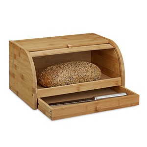 4052025202309 - relaxdays Brotkasten braun