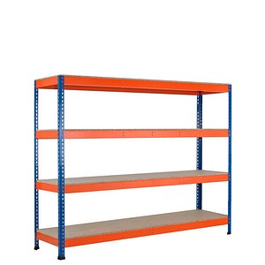 4004514224569 - Schwerlast-Weitspannregal Z1 18270-N blau orange 2146 x 469 x 1981 cm
