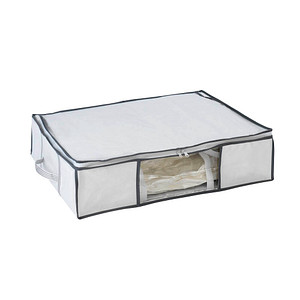 WENKO Soft Box M Vakuum-Unterbettkommode perlweiß/grau 65,0 x 15,0 x 50,0 cm