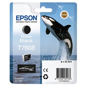 8715946733760 - T7608 - matte black - original - ink cartridge - Tintenpatrone Matt Schwarz