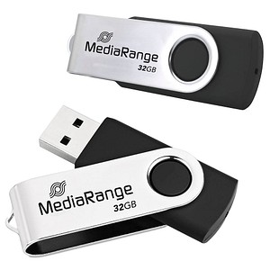 4260459619468 - 2 USB-Sticks MR911-2 schwarz silber 32 GB 4260459619468 2 Stück 4260459619468 - 2 USB-Sticks MR911-2 schwarz silber 32 GB 4260459619468 2 Stück