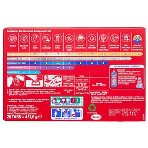 4015200036472 - Spülmaschinentabs All in 1 Extra S26AE 26St 4015200036472 26 Stück
