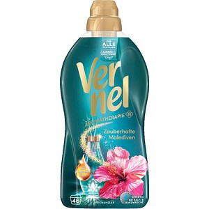 Vernel Aromatherapie Zauberhafte Malediven Weichspüler flüssig, 1,012 l