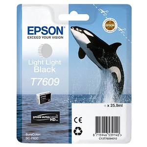 8715946539140 - C13T76094010 Druckerpatrone T7609 Light Light Black SC-P600 (C13T76094010) - Epson 8715946539140 - C13T76094010 Druckerpatrone T7609 Light Light Black SC-P600 (C13T76094010) - Epson