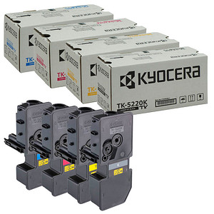 4260473783138 - KYOCERA TK-5220K C M Y  schwarz cyan magenta gelb Toner 4er-Set