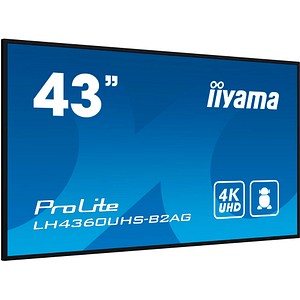 4948570124442 - iiyama ProLite LH4360UHS-B2AG 43 Class (425 viewable) LED-backlit LCD display - 4K - for digital signage