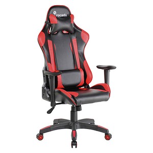 8427951914200 - Bürostuhl Gaming Wippmechanik mit Gegengewichteinstellung schwarz rot