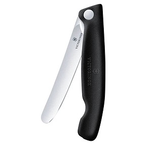 7613329191613 - VICTORINOX Frühstücksmesser Swiss Classic silber schwarz glatt Klinge 110 cm