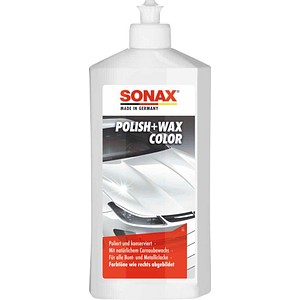 4064700296008 - Polish+Wax Color weiß 500ml - Anzahl 1x - weiss - Sonax