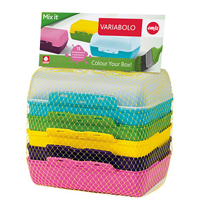 emsa Lunchboxen-Set Variabolo farbsortiert, 1 Set