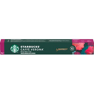 7613036959001 - by Nespresso Caffe Verona Kaffeekapseln Kapseln Packung Ristretto 10 10 Stark 10 Stück à 55 g