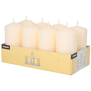 4002911179819 - Stumpenkerzen 17981 creme 100x50mm (HxØ) ca 16 Stunden Brenndauer 4002911179819 8 Stück 4002911179819 - Stumpenkerzen 17981 creme 100x50mm (HxØ) ca 16 Stunden Brenndauer 4002911179819 8 Stück