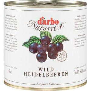 d’arbo Extra Wildheidelbeer Fruchtaufstrich, 3,0 kg